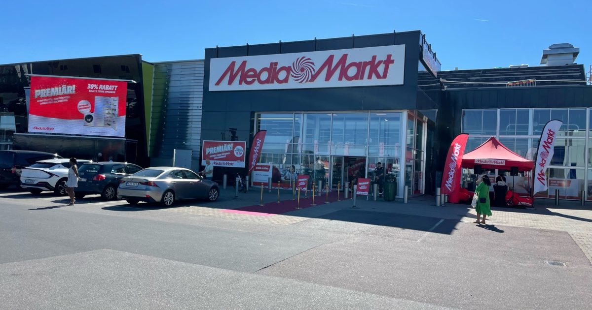 Media Markt öppnar nytt svenskt varuhus i vår