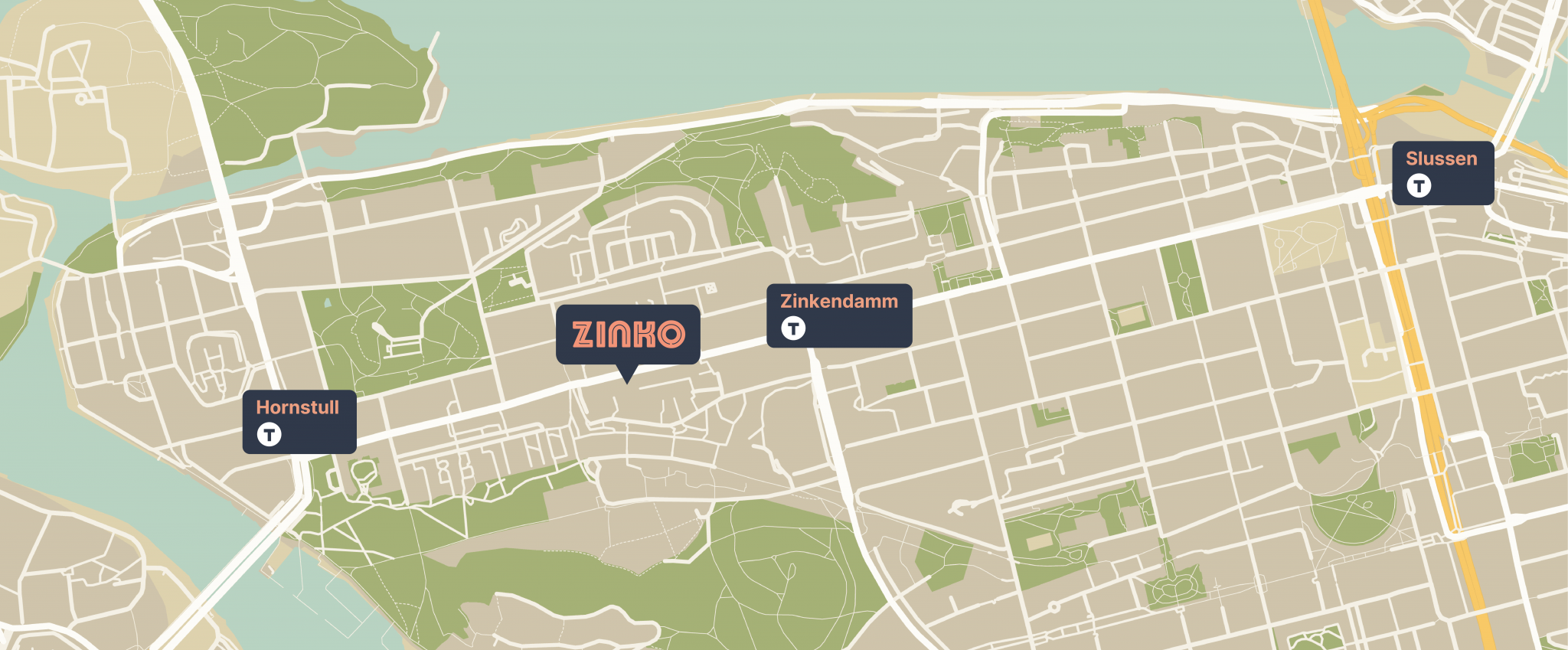 Zinko Metro Map